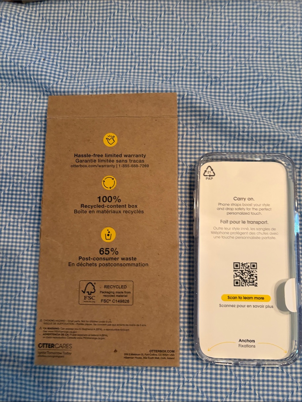 OtterBox Symmetry Clear Case with White MagSafe Ring for iPhone 17 Pro Max - Picture 2 of 3